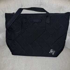 Lug Skyliner Tote with Trolley Sleeve in Heather Indigo-New Without Tags
